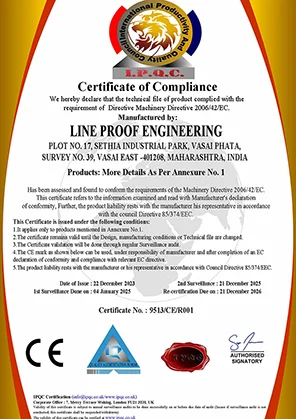 CE Certification Document