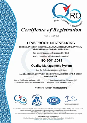 ISO 9001:2015 Quality Management System Certification